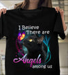 Black Cat I Believe There Are Angels Among Us Gift Standard/Premium T-Shirt - Dreameris