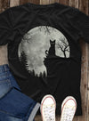 Black Cat In The Moon Happy Halloween Gift Standard/Premium T-Shirt - Dreameris