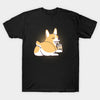 Boba's Welsh Corgi Loves Bubble Tea Funny Cute Dog T-shirt - Dreameris