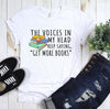 Book Lover The Voice In My Head Keep Saying Get More Books Cotton T Shirt - Dreameris