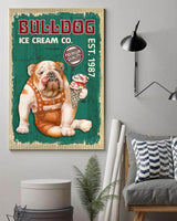 Bulldog ice cream co premium quality - Matte Canvas - Dreameris