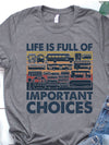 Bus Life Is Full Of Important Choices Standard Men T-shirt - Dreameris