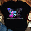Butterfly Suicide Prevention Awareness Standard T-Shirt - Dreameris