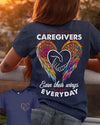 Caregivers Earn Their Wings Everyday Cotton T-Shirt - Dreameris