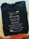 Children Are A Blessing From The Lord They Are Like Arrows In The Hand Of A Warrior Standard T-Shirt - Dreameris