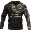 Cook Islands Polynesian Tattoo Style Hoodie - Dreameris