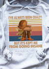 Cowboy Hat I've Always Been Crazy But It's Kept Me From Going Insane Hoodie - Dreameris