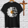 Cross Daisy Faith Hope Love Standard Men T-shirt - Dreameris