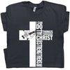 Cross Guitar I Can Do All Things Through Christ Who Strengthens Me Standard Men T-Shirt - Dreameris