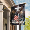 Cross One Nation Under God American Garden Flag/House Flag/Yard Sign - Dreameris