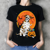 Cute Boxer Dog With Candy Pumpkin Halloween Gift Men Women T shirt - Dreameris