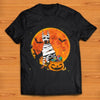 Cute Doberman Dog With Candy Pumpkin Halloween Gift Men Women T shirt - Dreameris