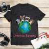 Cute Dog Little Pup, Big World Gift Men Women Dog Lovers T shirt - Dreameris