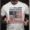 Dad Grandpa And Veteran American Flag USA Veteran Day Red Friday Shirt Gift For Veteran Standard/Premium T-Shirt Hoodie Top Selling