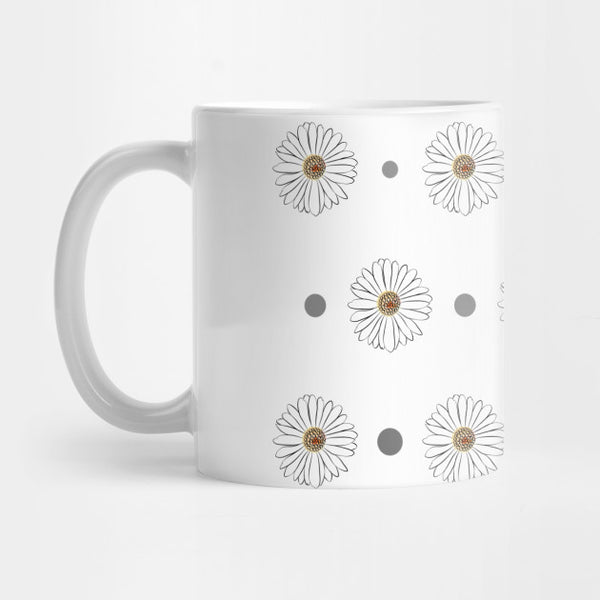 Daisy Flowers Gift For Daisy Lovers White Mug - Dreameris