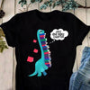 Dinosauer Just One More Chapter For Book Lovers Standard T-Shirt - Dreameris