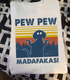 Dog Pew Pew Madafakas Funny Standard Men T-shirt - Dreameris
