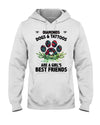 Dogs And Tattoos Are A Girl's Best Friends Standard Hoodie - Dreameris