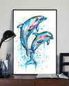 Dolphin Poster/Matte Canvas - Dreameris