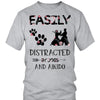 Easily Distracted By Dogs And Akido Gift Dog Lovers Men Women T shirt - Dreameris