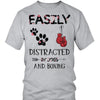Easily Distracted By Dogs And Boxing Gift Dog Lovers Men Women T shirt - Dreameris