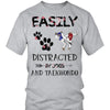 Easily Distracted By Dogs And Karate Gift Dog Lovers Men Women T shirt - Dreameris