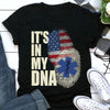 Emt It's My Dna Flags Fingerprint Standard Men T-shirt - Dreameris