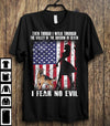 Even Though I Walk Through The Valley Of Shadow Of Death I Fear No Evil Cotton T-Shirt - Dreameris