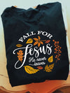 Fall For Jesus He Never Leaves Standard Women's T-shirt - Dreameris