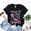 February Girl Over 50 And Gorgeous Women Birthday Gift For Mom Standard/Premium Women T-Shirt Hoodie - Dreameris