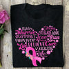 Fighter Strong Warrior Breast Cancer Awareness Gift Standard/Premium T-Shirt - Dreameris