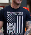 Firefighters Back The Blue Gift Standard/Premium T-Shirt - Dreameris
