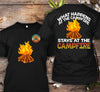 Firewood Pack Lighter Go Further What Happens At The Campfire Stays At The Campfire 2 Sides Standard T-shirt - Dreameris