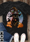 Funny Black Cat Witch Halloween Gift Standard/Premium T-Shirt - Dreameris