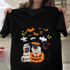 Funny Boo Pug Halloween Gift Men Women Dog Lovers T shirt - Dreameris