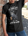 Funny Cat My Coffee And I Are Having A Moment I Will Deal With You Later Gift Standard/Premium T-Shirt - Dreameris