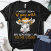 Funny Cow Fight Me If You Wish But Remember I Am Old For A Reason Gift Standard/Premium T-Shirt - Dreameris