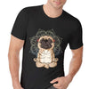Funny Pug Dog Do Yoga Namaste Mandala Gift For Men Women T-shirt - Dreameris
