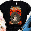 Funny Pug Dog The Queen Of Halloween Pumpkin Gift Standard/Premium T-Shirt - Dreameris