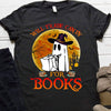 Ghost Halloween Will Trade Candy For Books Standard Women's T-shirt - Dreameris