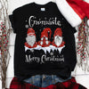 Gnomaste Merry Christmas Three Gnomes Do Yoga Meditate Gift For Yogi Standard/Premium T-Shirt - Dreameris