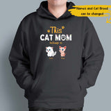 Personalized This Cat Mom Belongs To Gift For Cat Lovers Funny Custom Name - Standard T-shirt Hoodie - Dreameris