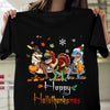 Happy Hallothanks Mas Halloween Christmas Dinosaurs Gift Standard/Premium T-Shirt - Dreameris