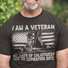 I Am A Veteran My Cath Of Enlistment Has No Expiration Date Standard Men T-shirt - Dreameris