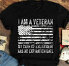 I Am A Veteran My Oath Of Enlistment Has No Expiration Date Standard Men T-Shirt - Dreameris
