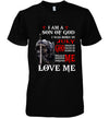I Am Son Of God I Was Born In July God Designed Created Blesses Me Love Me Cotton T-Shirt - Dreameris