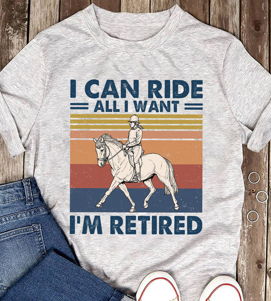 I Can Ride All I Want I'm Retired Standard Men T-shirt - Dreameris