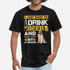 I Just Want To Drink Beer And Hang With My ST Bernard Gift Dog Lovers T shirt - Dreameris