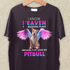 I Know Heaven Is A Beautiful Place Because They Have My Pitbull Lovers Gift Standard/Premium T-Shirt - Dreameris