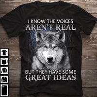 I Know The Voices Aren't Real But They Have Some Great Ideas Standard Men T-Shirt - Dreameris